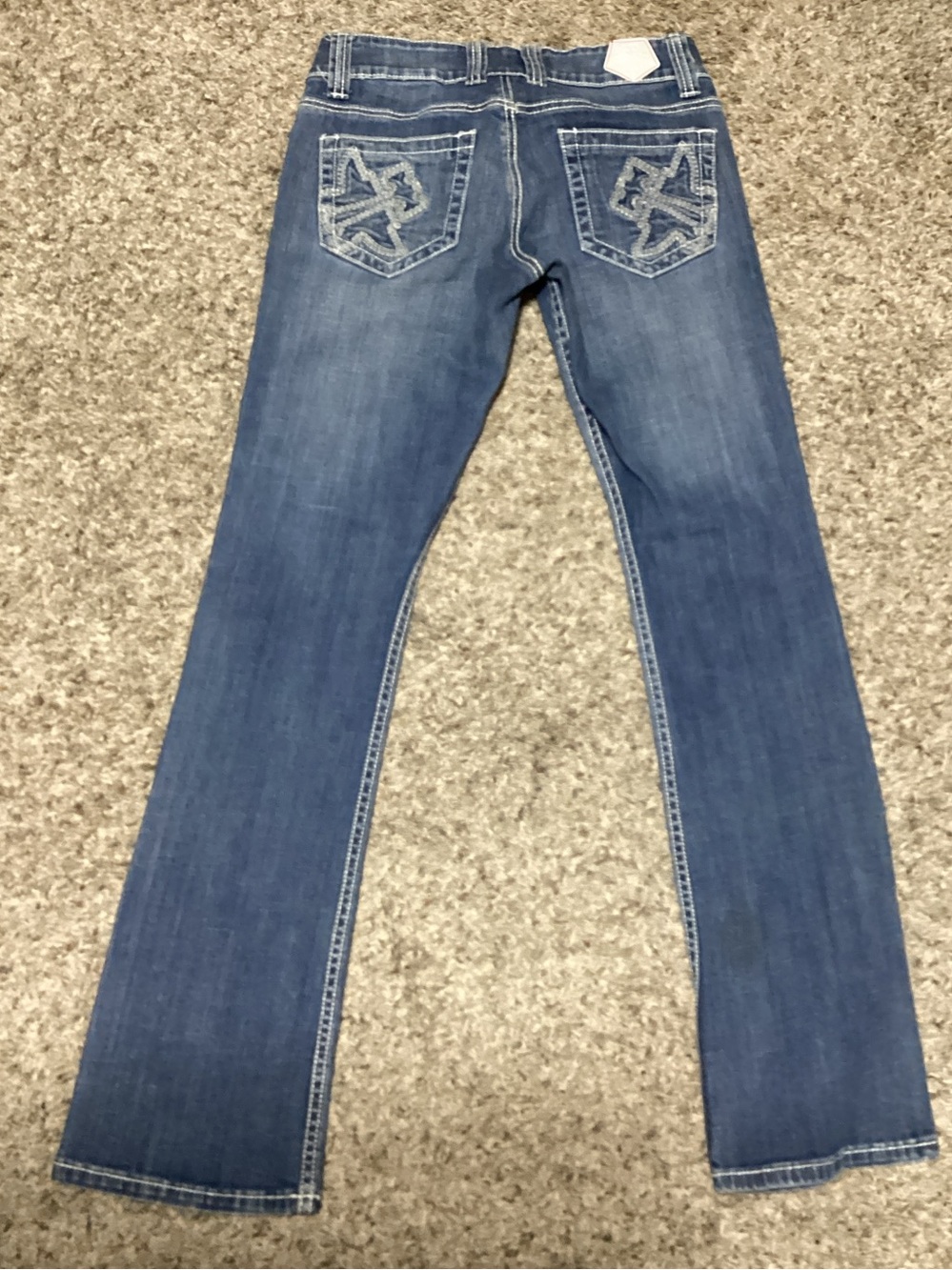 Tin  Haul Blue Denim Jeans with Contrast Stitching size 28 x 31